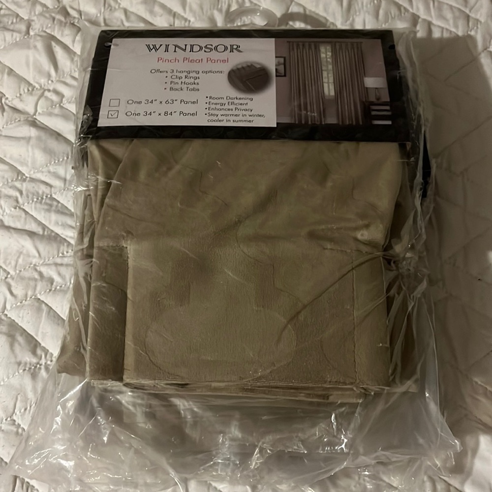 Windsor Pinch Pleat Window Panels